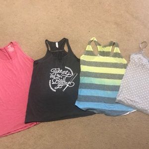 Lot of 3. Med athletic type tanks, Avia, Bella